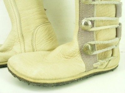 BALD MOUNTAIN BUFFALO SKIN HAND MADE KNEE HIGH TALL MOCCASIN 