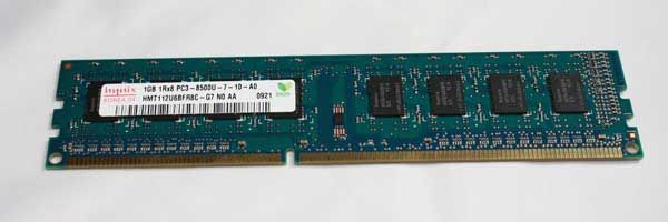 non ECC Unbuffered CL7 240 Pin DIMM Single Rank Memory