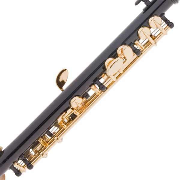 Cecilio PO 200BK C Piccolo ~Black Lacquered w/ Gold Key  