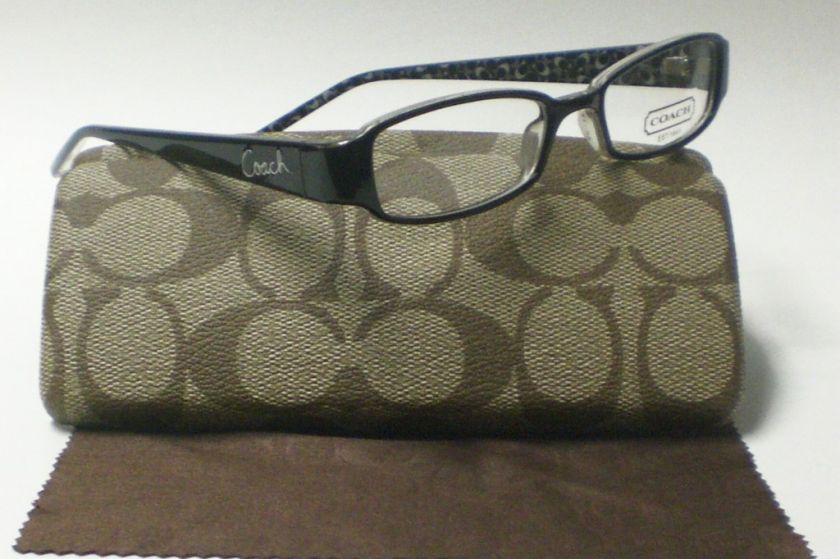 COACH AVERY 625 BLACK EYEGLASSES AUTHENTIC SIZE 50  