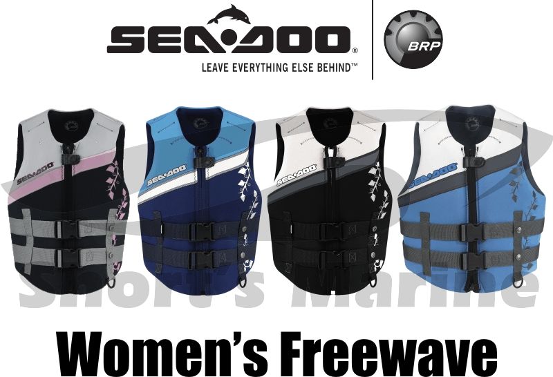 Brand New BRP Sea Doo Ladies Neoprene Freewave PFD Life Jacket Vest 