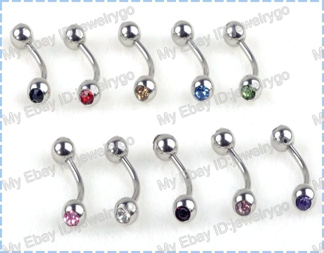 220pcs 11styles wholesale body jewelry lots belly tongue lip 