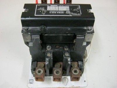   Starter Class 8536 Type SGO 1 Form S 600 VAC 120 Volt Coil  