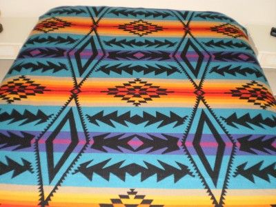   VINTAGE PENDLETON INDIAN BLANKET SERAPE GREAT CONDITION  