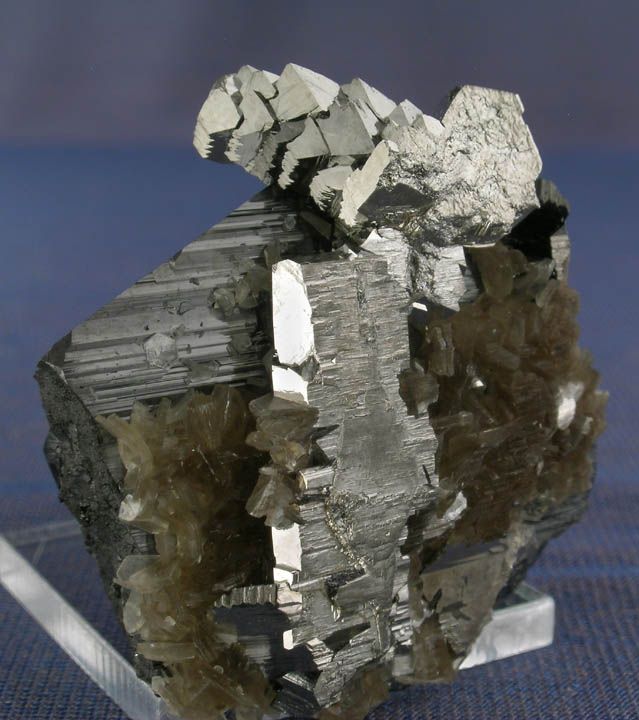 SPECTACULAR WOLFRAMITE FERBERITE ARSENOPYRITE COMBO, YAOGANGXIAN MINE 