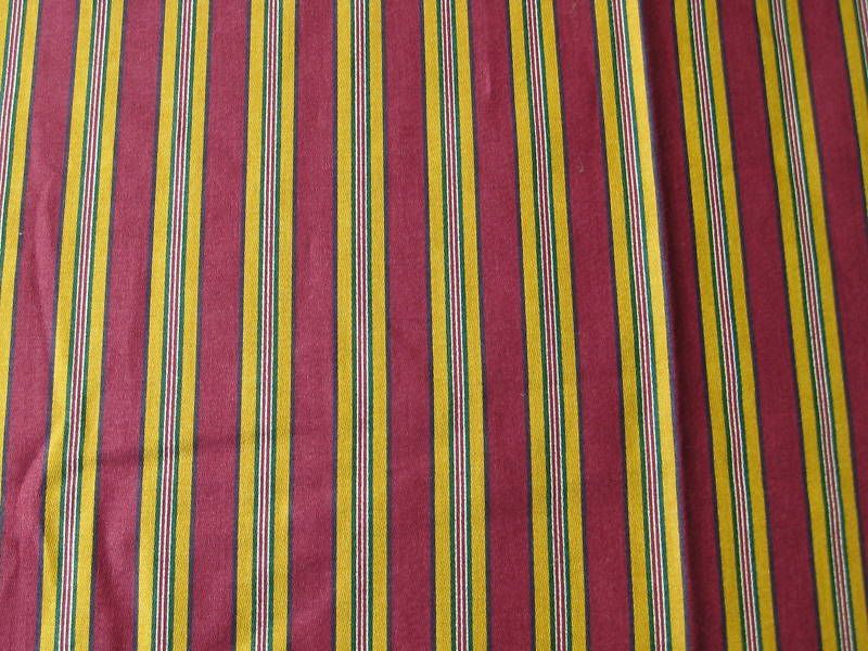 27x35 Waverly Screen Print Stripe Upholstery Fabric  