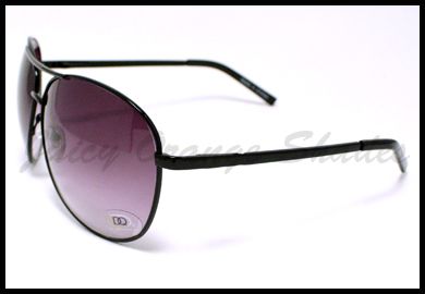 DQ Classic COP PILOT Aviator SPRING HINGE Shades BLACK  