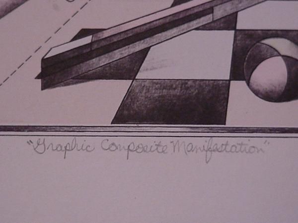 Original Pencil Signed Backhaus Colored Lithograph  