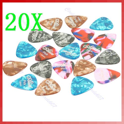 20 X Acoustic Bulk Guitar Pick Picks Plectrum 1.5mm New  