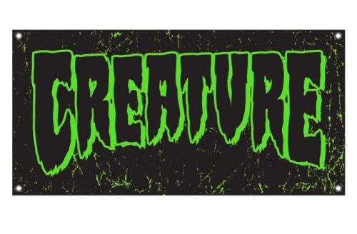 Creature Logo Skateboard Banner  