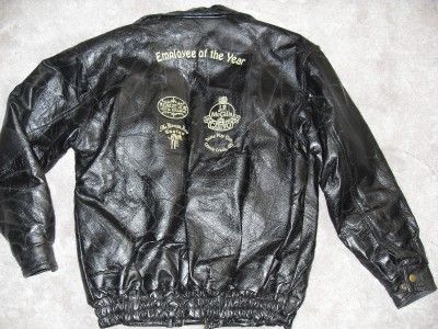 CRIPPLE CREEK CASINO EMPLOYEE of YEAR LEATHER JACKET  