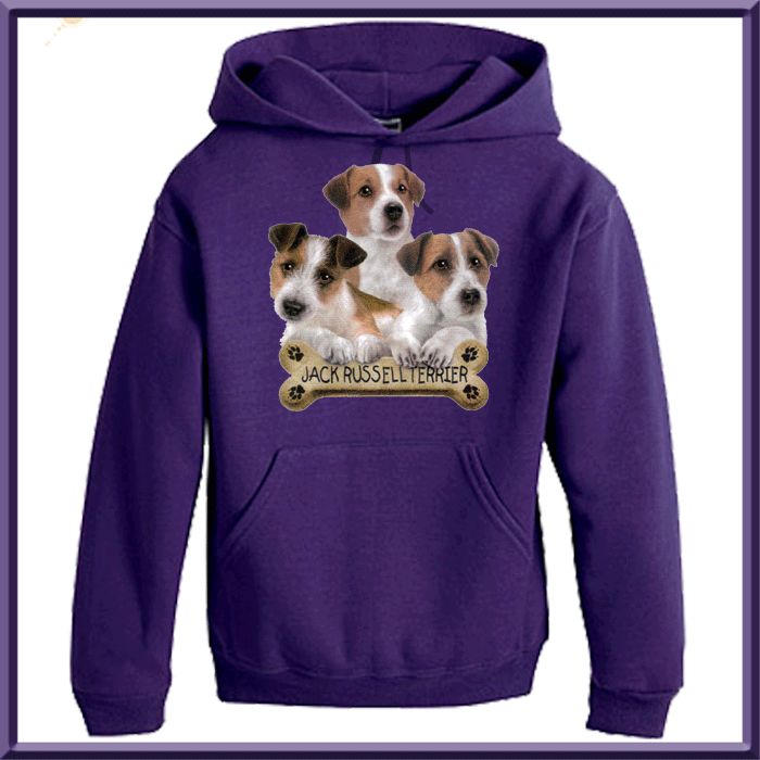 Jack Russell Terrier Puppies Bone SWEATSHIRT S 2X,3X,4X  