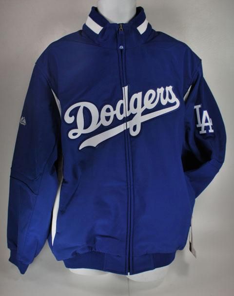 MAJESTIC LOS ANGELES DODGERS PREMIERE AUTHENTIC ROYAL PLAYER DOUGOUT 