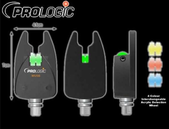 Prologic WUSB Wireless USB Fishing Carp Bite Alarms +  Player 