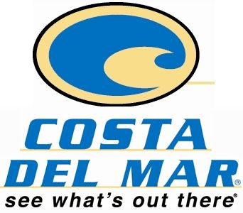 COSTA DEL MAR SUNGLASSES BLUE ICON DECALS STICKERS  