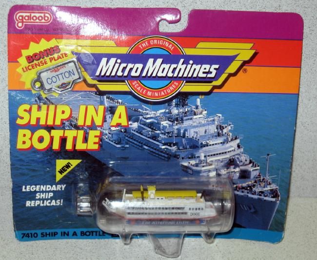 Micro Machines Ship In A Bottle THE RIVERBOAT DIXIE MIP  