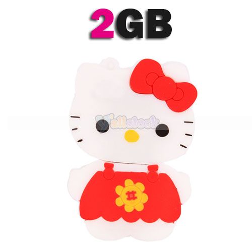  Lovely/Hello Kitt Robot Flash Memory Drive 2GB 4GB 8GB 2G/4G/8G  