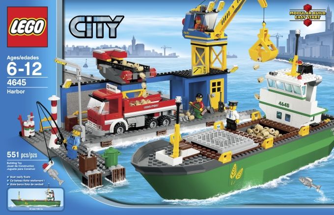BRAND NEW LEGO City Harbor Harbour 4645   Factory Seal  