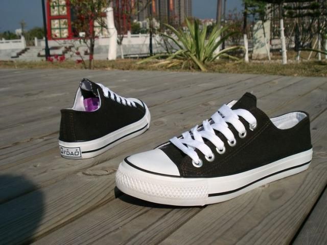 Hot Classic Lovers lace up canvas shoes Student Casual Sneakers#45 