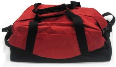 HSBC GYM TOTE HAND TRAVEL BAG RED BLACK W/ STRAP  