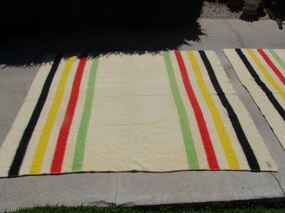 VINTAGE MARIPOSA WOOL BLANKETS 75 INCHES BY 80 INCHES  