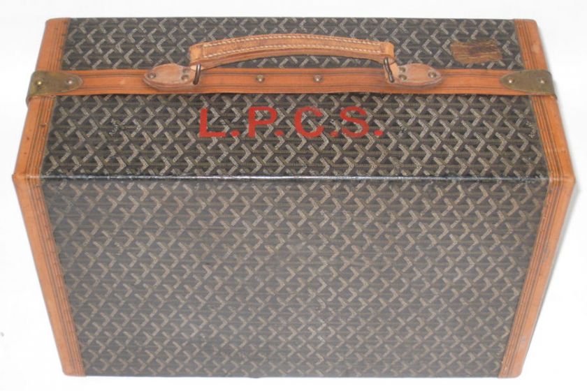 Maison Goyard Vintage Early 20th C Shoe Trunk  