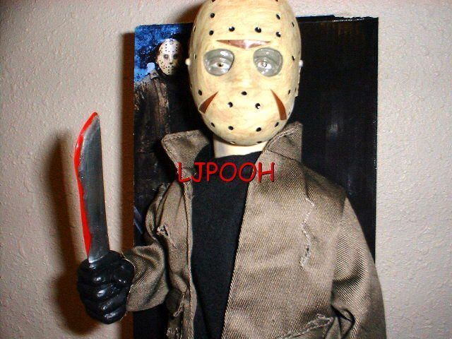 ANIMATED JASON FRIDAY the 13th TALKING HALLOWEEN PROP  