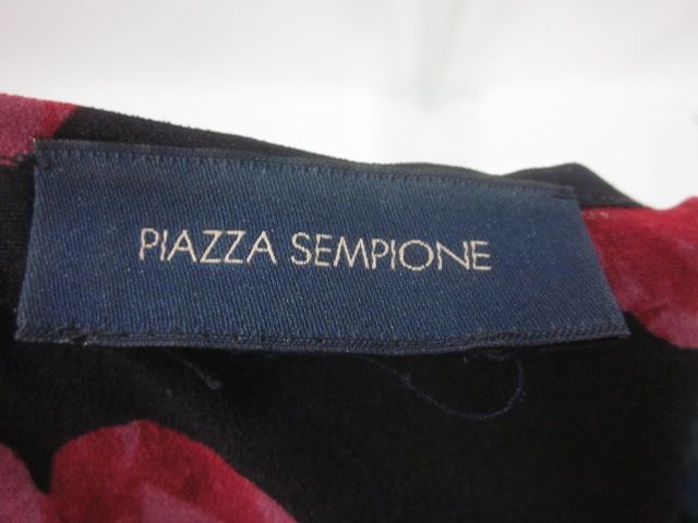 PIAZZA SEMPIONE Floral Sheer Blouse Shirt Top Sz L  