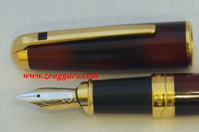 ST Dupont Laque Ecaille Large Fountain Pen #481536  