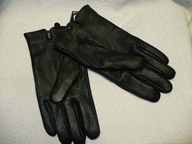 KENNETH ROBERTS PLATINUM SOFT LEATHER MENS GLOVES CASHMERE LINING 