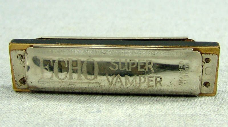 GERMAN M.HOHNER ECHO SUPER VAMPER HARMONICA MOUTH ORGAN  