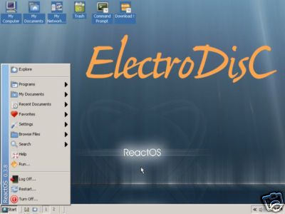 ReactOS 2 Disc Set Live + Install CD WlNDOWS Compatible  
