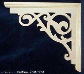 Victorian Pine Gingerbread Fretwork Brackets 14  