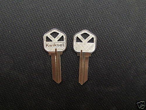 10 Original KWIKSET KW 1 Key Blanks  