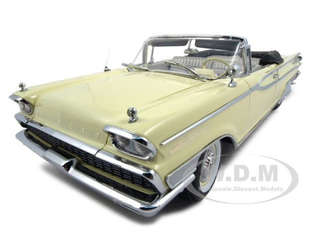 1959 MERCURY PARKLANE CONVERTIBLE YELLOW 118 PLATINUM  