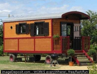 Prefab Guest House Trailer Cottage completely mobile  