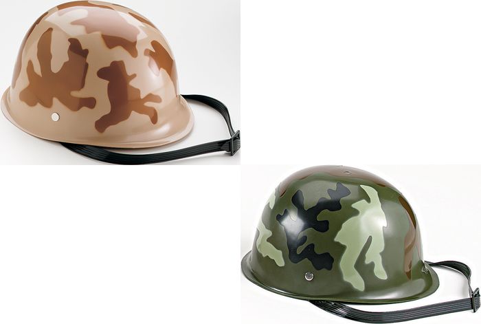 KIDS Camouflage Plastic Play ARMY HELMET  