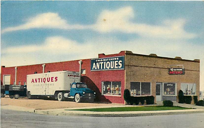 TX FORT WORTH CHAS. MATTHEWS ANTIQUES TRUCK R11003  