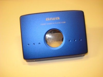 VINTAGE AIWA PX380 BLUE PORTABLE CASSETTE PLAYER REPAIR  