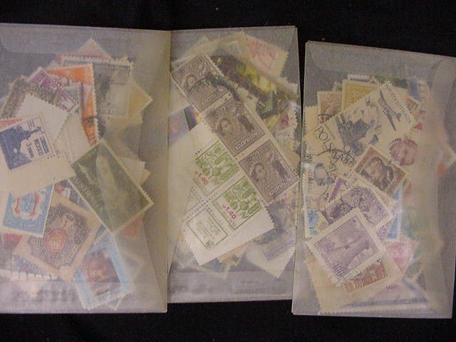 WORLDWIDE COLLECTION MANY STAMPS UNCHECKED GLASSINES 2500 3500 