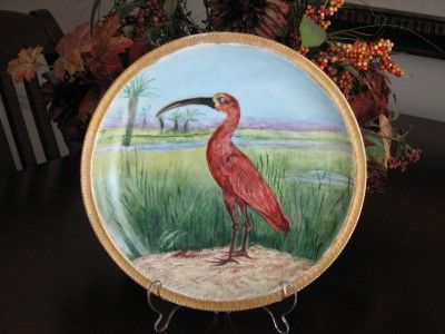 HAVILAND FRANCE CHARGER BIRD 1900s LARGE AWESOME #127  