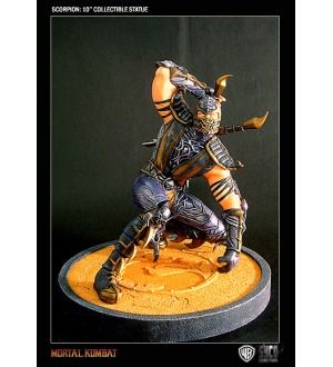 Mortal Kombat Scorpion Polystone 10 Statue *New*  