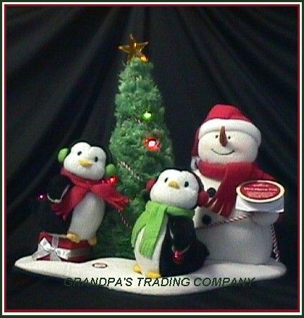 Hallmark 2006 VERY MERRY TRIO Singing Snowman Penguins  