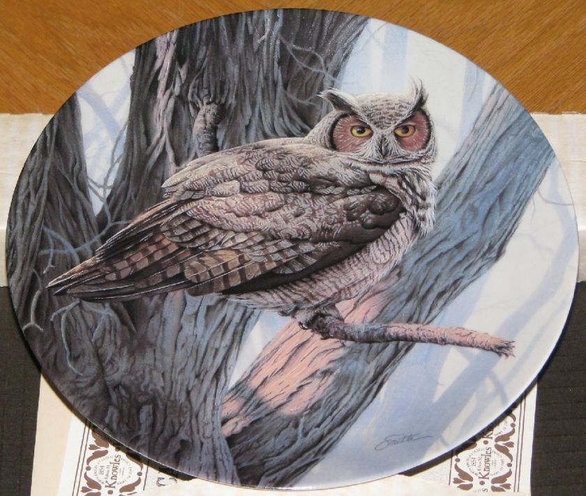 Majestic Birds of Prey Daniel Smith Plate 1988 Knowles  