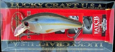 Lucky Craft Fat CB BDS 3 ~ Shallow Crankbait ~ Pearl Threadfin Shad