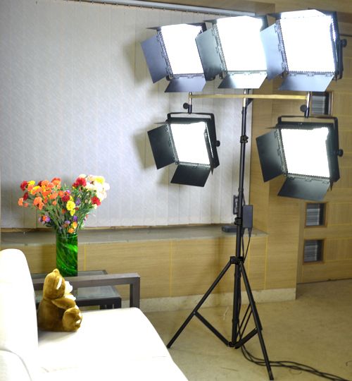 Camtree 5pc Video 600 LED Light Studio dimmer lighting  