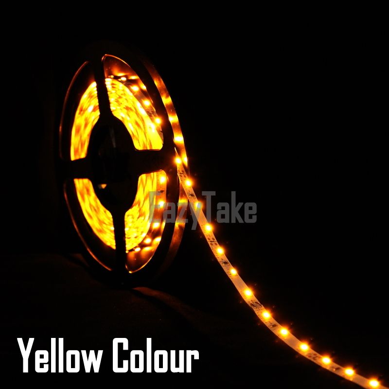 SMD3528 Waterproof LED Strip Light 5Meters 300LED 60LED/M Home Car 