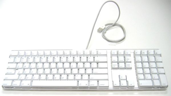 Apple Powermac White / Clear USB Pro Keyboard A1048  