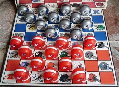 TEAM NFL CHECKERS RAIDERS VS KANSAS CITY CHIEFS FOOTBALL GAME  