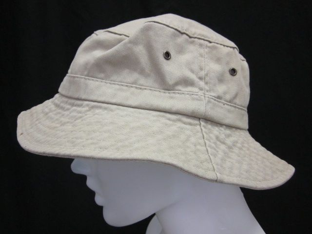 LACOSTE Tan Khaki Bucket Hat  